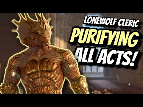 Purifying EVERY ACT as a Lonewolf Light Cleric! - Baldur's Gate 3