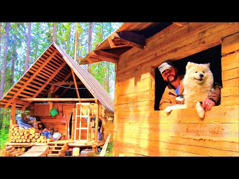 Как стало внутри баньки/Обустройство/Баня в тайге