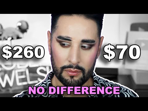 Luxury makeup is a SCAM! | Drugstore vs Luxury makeup