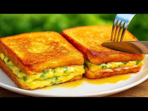 A light and healthy breakfast "Without flour and without mayonnaise in just 5 minutes"