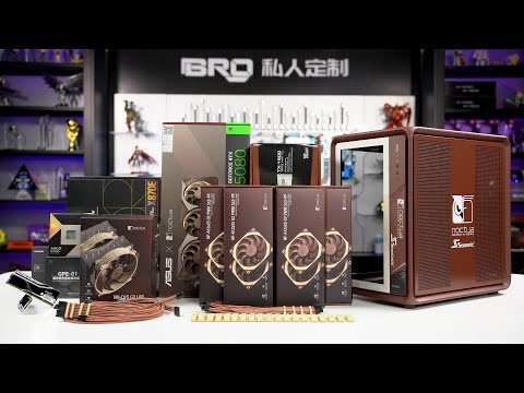 「BRO」4K Air Cooled PC Build  Jonsbo BO400 Noctua , Seasonic , BRO Crossover #pcbuild  乔思伯BO400 猫头鹰主题