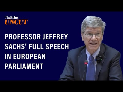 ‘Europe needs an independent foreign policy’: Professor Jeffrey Sachs at European Parliament
