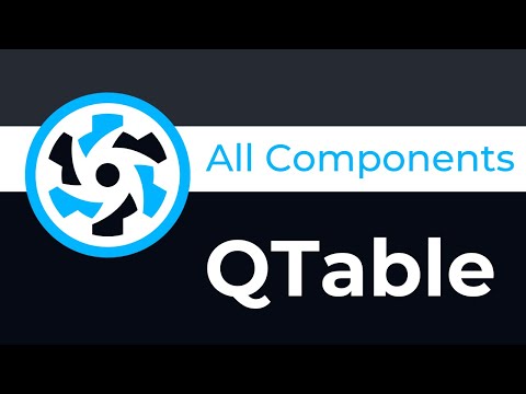 Learn Quasar Components - QTable