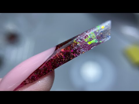 Верхние формы. Выкладной аквариумный френч. Форма современный миндаль.