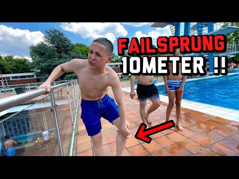 Kleiner Bruder(14) macht SALTO & KÖPPA von 10M!?😨