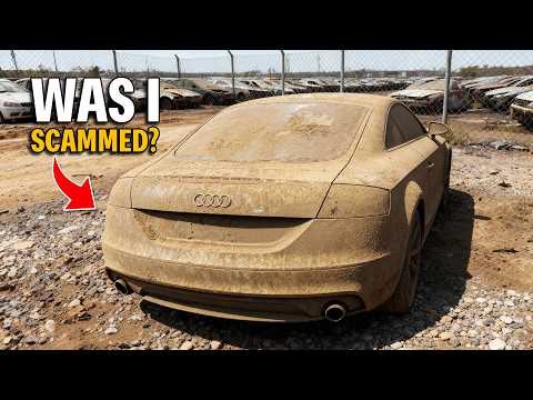 I BOUGHT this STOLEN and ABANDONED AUDI TT at AUCTION for a STRANGE PRICE... Will I Profit?