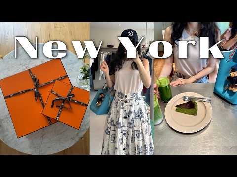 New York: Hermès Unboxing🍊, Trendy Café, Bakery & Shopping Picks
