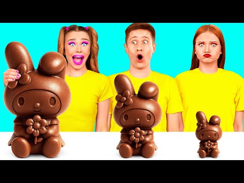 Big, Medium and Small Plate Challenge | Kitchen Hacks and Recipes by GoFun Challenge