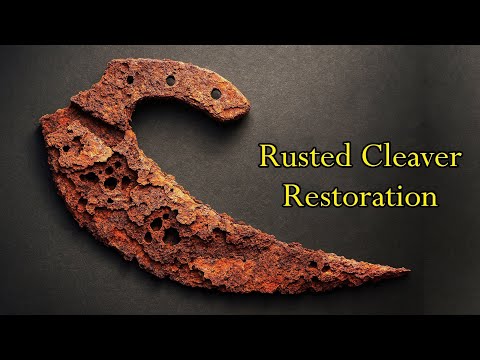 🔥Can I restore the most rusted cleaver in the world ?