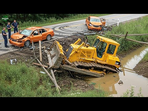 Jaw-Dropping Bulldozer Operator Skills Caught on Camera So Crazy You’d Think They’re Fake! #59