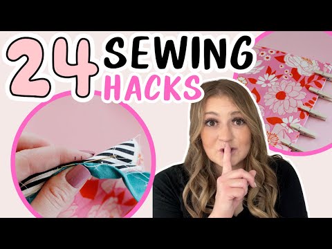 24 AMAZING SEWING HACKS you have to try! Sewing Tips &amp; Tricks