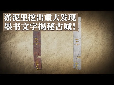 淤泥里挖出细小木刺 刻印的墨书文字令众人大喜过望！ 这座2500年前的大型建筑基址会与越王勾践有关吗？《探索·发现》 《绍兴稽中遗址发掘记》第一季（上）丨 中华国宝