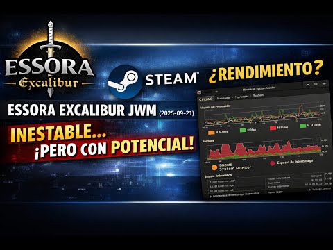 Essora Excalibur JWM 2025 en VirtualBox: muy inestable…l | Steam + Guest Additions + Rendimiento