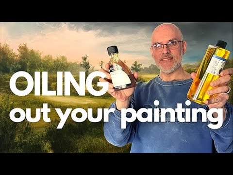 How to oil out your oil painting with Liquin