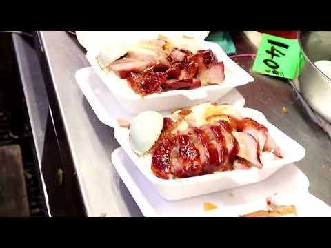Roasted Peking Ducks Roasted Pork YUMMY Hong Kong Food 燒鴨大啖咬 皮香肉嫩 燒肉很美味 人間美食 燒味飯大大份十分滿足 旺記燒臘專家西