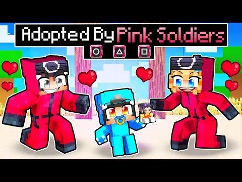 Adopted By PINK SOLDIERS In Squid Game!