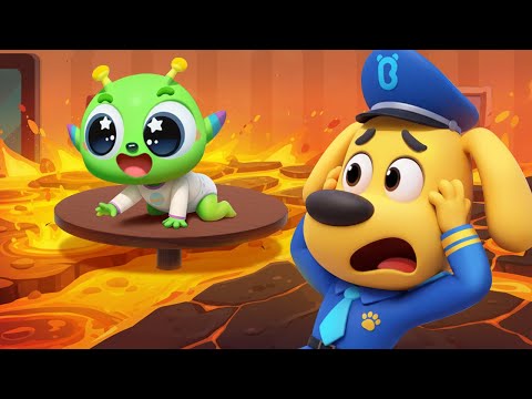 The Floor Is Lava | Magic Box Adventure | Kids Cartoon | Sheriff Labrador