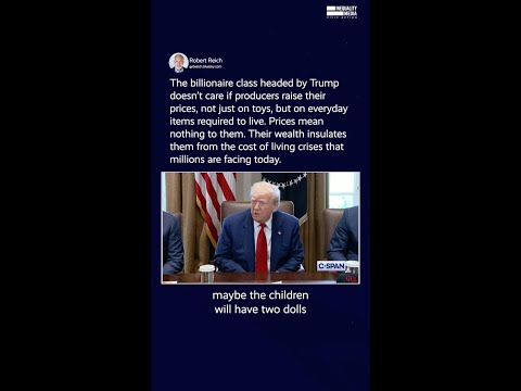 Trump Admits Tariffs Mean Higher Prices