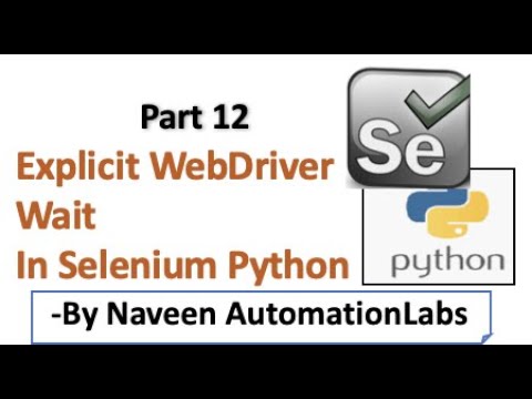 Explicit - WebDriverWait in Selenium Python - 12