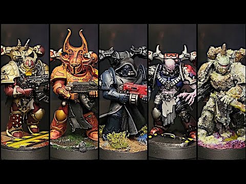 Kitbashing Chaos Warbands of the Abyssal Crusade | Warhammer 40k Obscure Lore