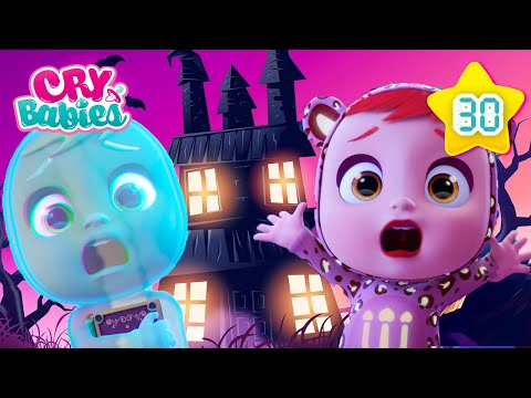 Halloween Adventure: Cry Babies Become Ghost Chasers! 👻| Cry Babies Magic tears| Cartoon in English