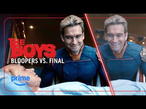 The Boys Bloopers vs. Final Scenes | The Boys | Prime Video