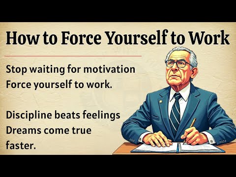 How to Force Yourself to Work | Achieve Your Dreams Fast 🔥 | Graded Reader Motivation ✅️