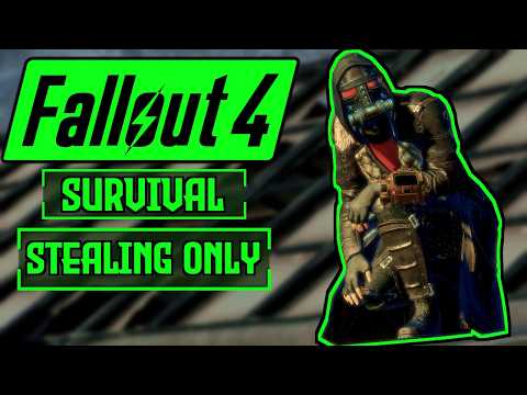 Can I Beat Fallout 4 Survival Difficulty as a THIEF?! | Fallout 4 Survival Challenge!