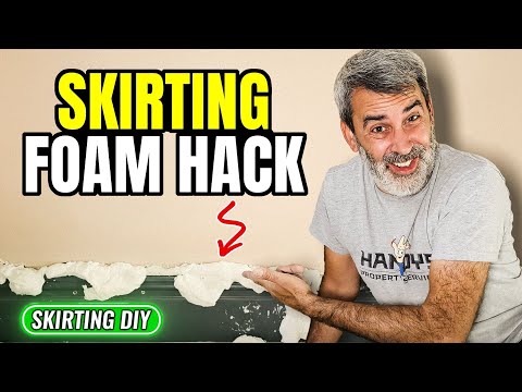 👉 How to Fix Skirting Boards on a difficult wall | Skirting Board installation | A DIY Guide.