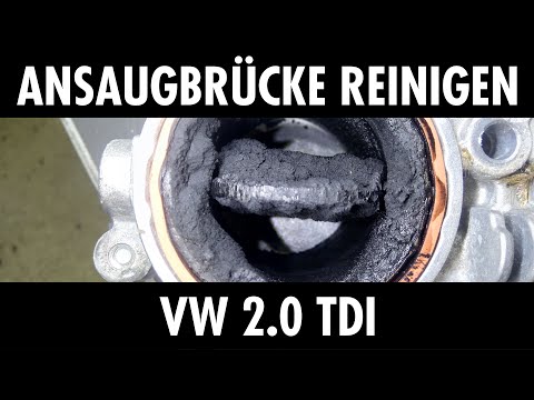 Diesel Ansaugbrücke richtig reinigen - 2.0 TDI SKODA AUDI VW SEAT