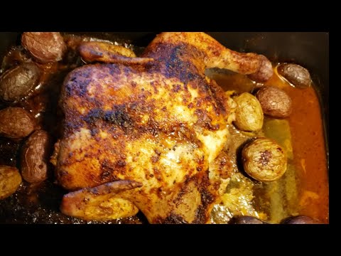 Best Whole Roasted Chicken and Potatoes | So simple and delicious!