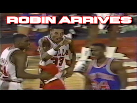 80's Michael Jordan vs Loaded Knicks - Early Years Of Batman & Robin | Robin arrives!!!