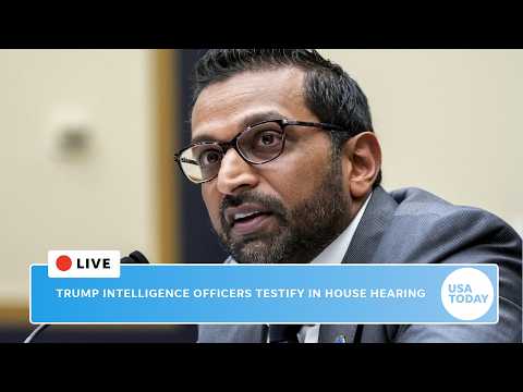 Live: House intelligence hearing Day 2 questions Gabbard, Ratcliffe and Patel on Iran war