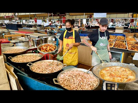 Sold Out 600 Kg! Cooking 10 Varieties of Best Asian Food & Crispy Pork Skin | Thailand Street Food