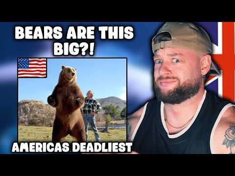 TERRIFIED BRITISH GUY Reacts to "DEADLIEST Animals from Each US State"