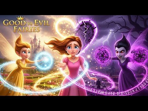 Good vs Evil Twin Fairy - Classic Fairy Tale | Bedtime Story ( Day 25/30 ) English Stories for Kids