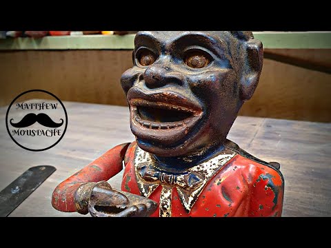 Vintage Mechanical Coin Bank Restoration