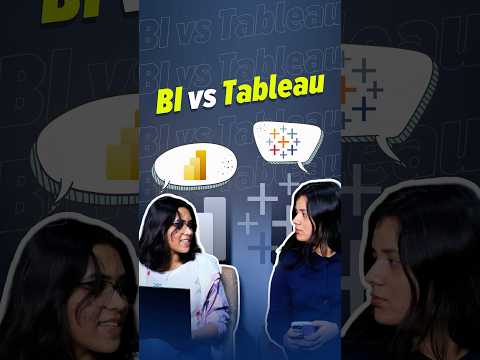 Power BI vs Tableau Explained in 60 Seconds | Intellipaat #shorts