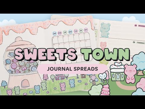 JOURNAL WITH ME: 🍭🧸 ft. Sweets Town | Hubman and Chubgirl