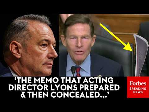 'Police Chiefs Who Wrote This Kind Of Memo Would Be Fired': Blumenthal Trashes ICE Warrant Memo