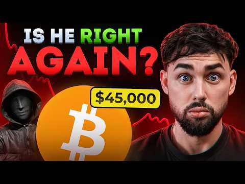 He Predicted EVERY Bitcoin Crash (Now He Says $45K Is Coming)