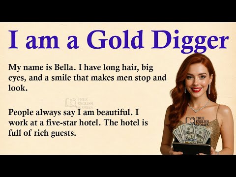 I am a Gold Digger ✅ Emotional English Story for Listening (A1/A2 Level) ✅