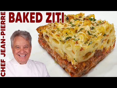Baked Ziti (Pastitsio) a la | Chef Jean-Pierre