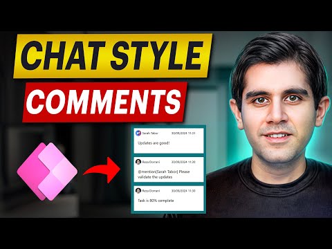Build a CHAT experience in Power Apps using SharePoint Lists