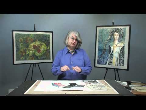 Drawing Zentangle on a Dark Background Using Gel Pens