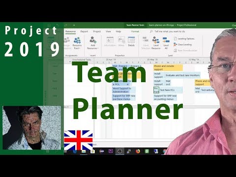 #2.1 MS Project 2019 ● Team Planner ● Tasks Attribution