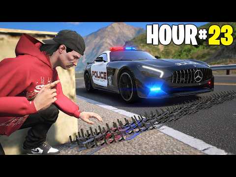 I Spent 24 Hours Sabotaging Cops in GTA 5 RP..