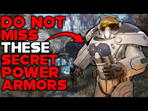 DO NOT MISS THESE SECRET POWER ARMORS IN FALLOUT 4