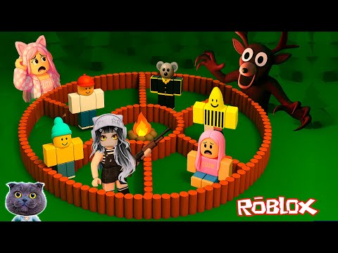 СТРОЮ БАЗУ в 99 НОЧЕЙ В ЛЕСУ Чтобы ВЫЖИТЬ с @DogGamer1⁩ в ROBLOX | 99 Nights in the Forest в Роблокс