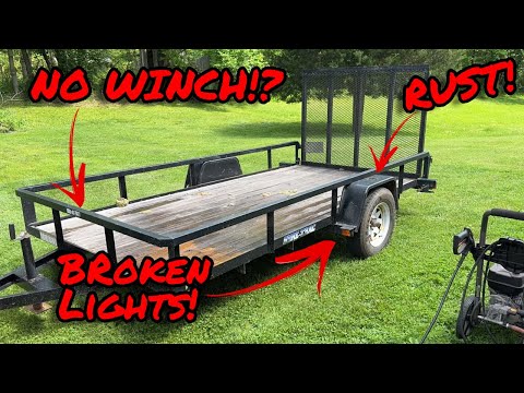 There was ALOT wrong with my "new" cheap trailer...Lets make it better!